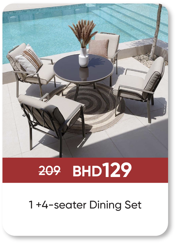 MSB25-SD-1 + 4-seater Dining Set