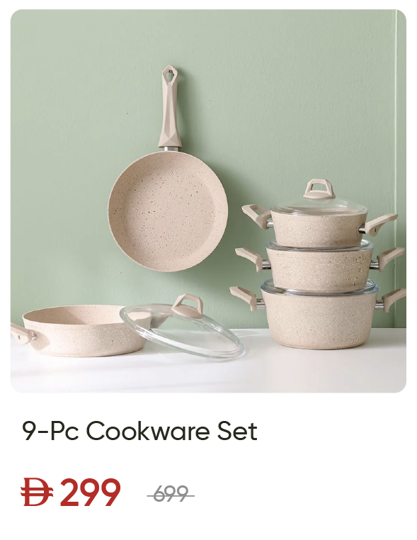 SSWU-SD- 9-Pc Cookware Set