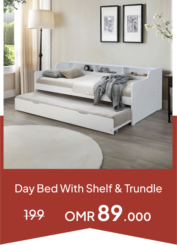 YECSO25-SD-Day Bed ith elf&Trundle