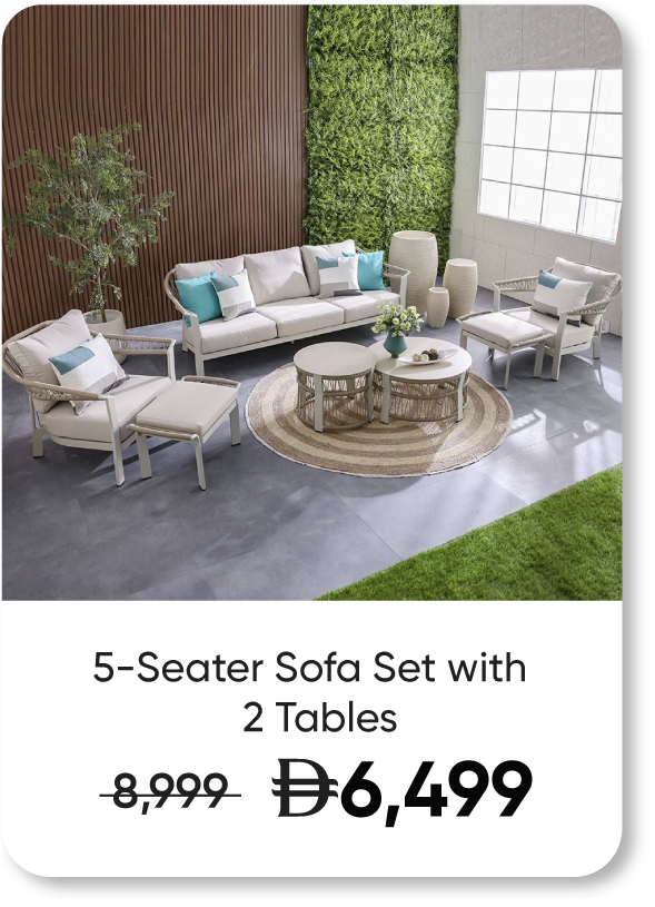 G-LP-SD-Melinda 5S Alu Rope Sofa St