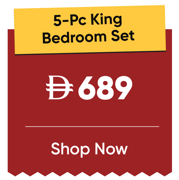 11:11U25-MDE-B-5PC King Bedroom Set