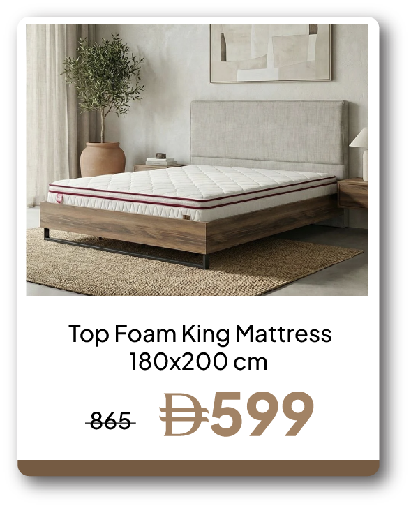 UPR26-SD-Top Foam King Mattress