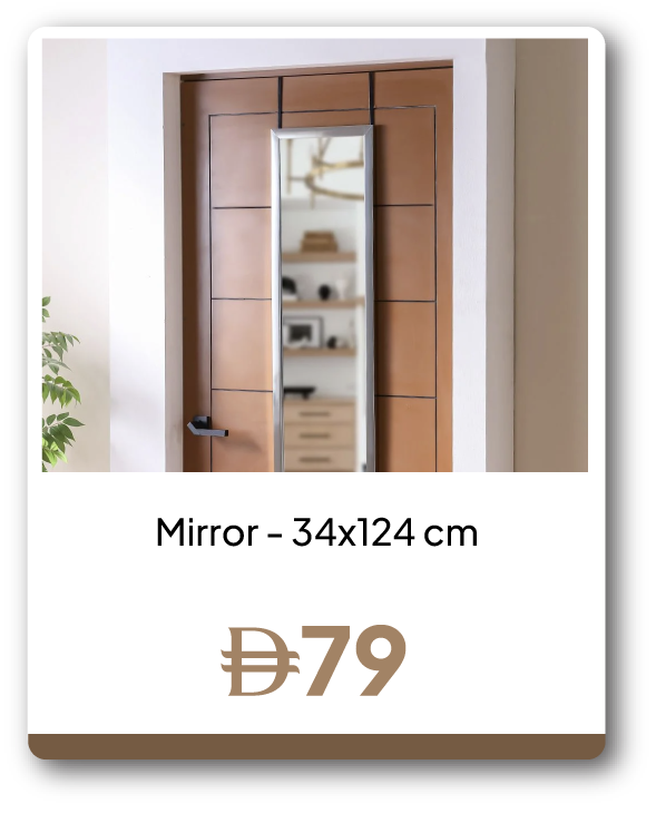 SFFU26J-SD-C&C-Mirror-34x124 Silver