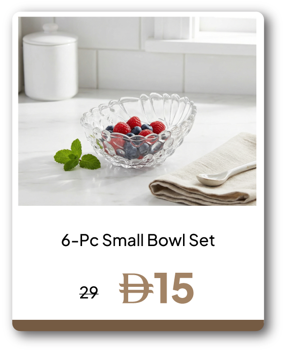 PRU26-SD-C&C-6-Pc Small Bowl Set