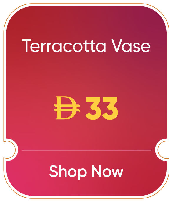 11:11U25-MDE-B-Terracotta Vase