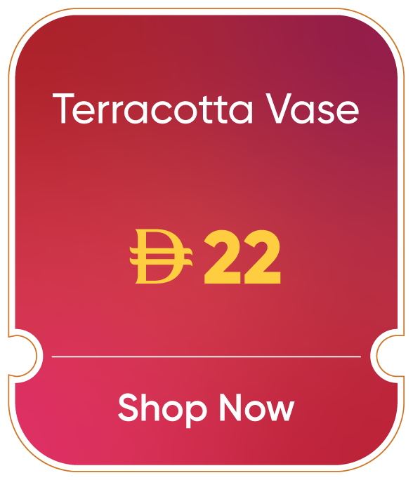 11:11U25-MDE-B-Terracotta Vase