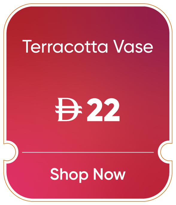 11:11U25-MDE-B-Terracotta Vase