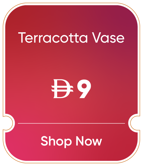 11:11U25-MDE-B-Terracotta Vase