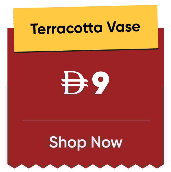 11:11U25-MDE-B-Terracotta Vase