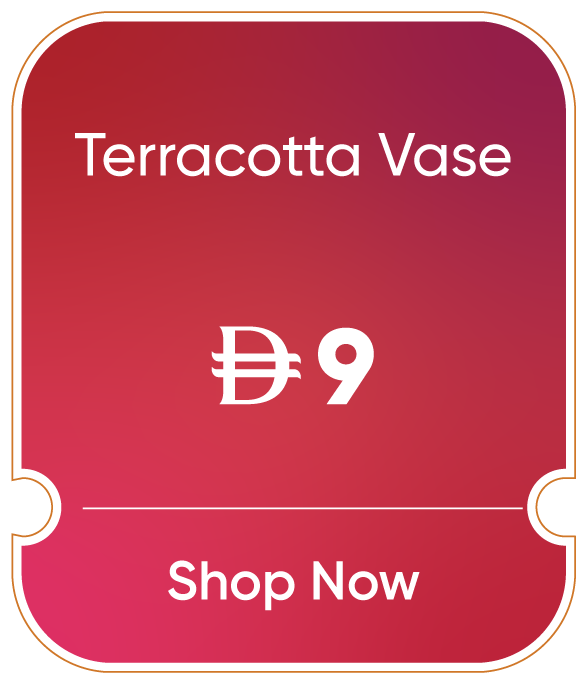 11:11U25-MDE-B-Terracotta Vase