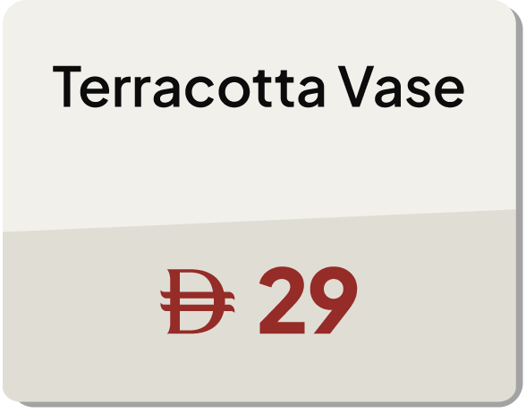 11:11U25-MDE-B-Terracotta Vase