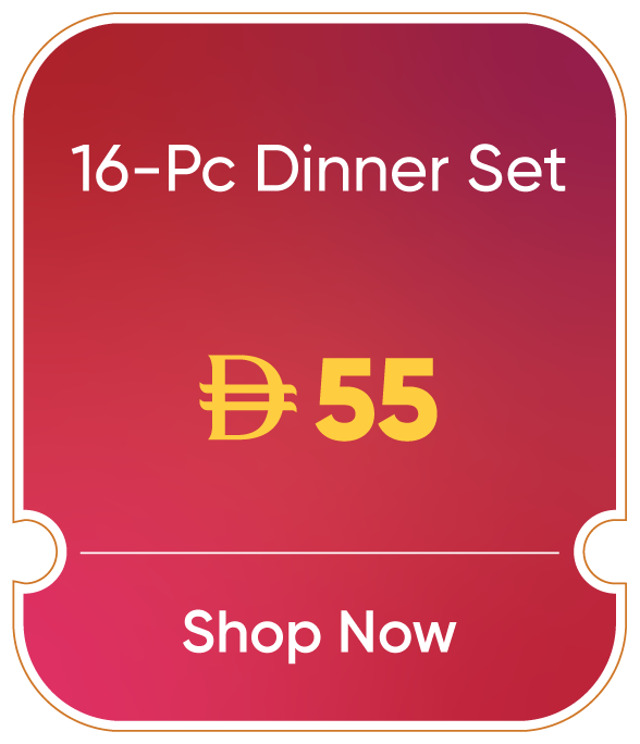 11:11U25-MDE-B-16P Dinner Set