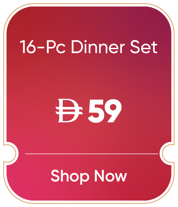 11:11U25-MDE-B-16P Dinner Set