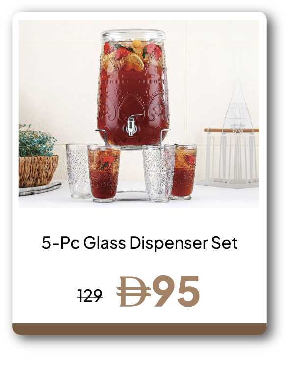 U26-KwD-IB-Aresha 5-Piece Glass Di