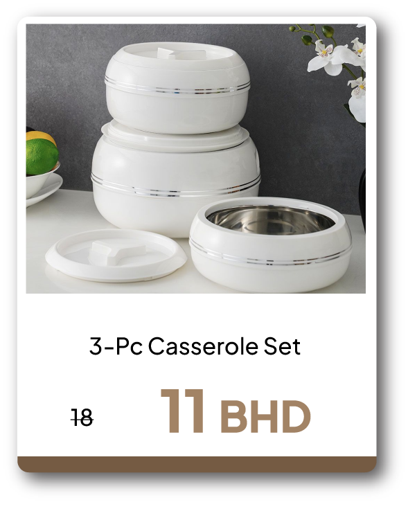 PRB26-SDK-Palazio 3Pc Casserole Set