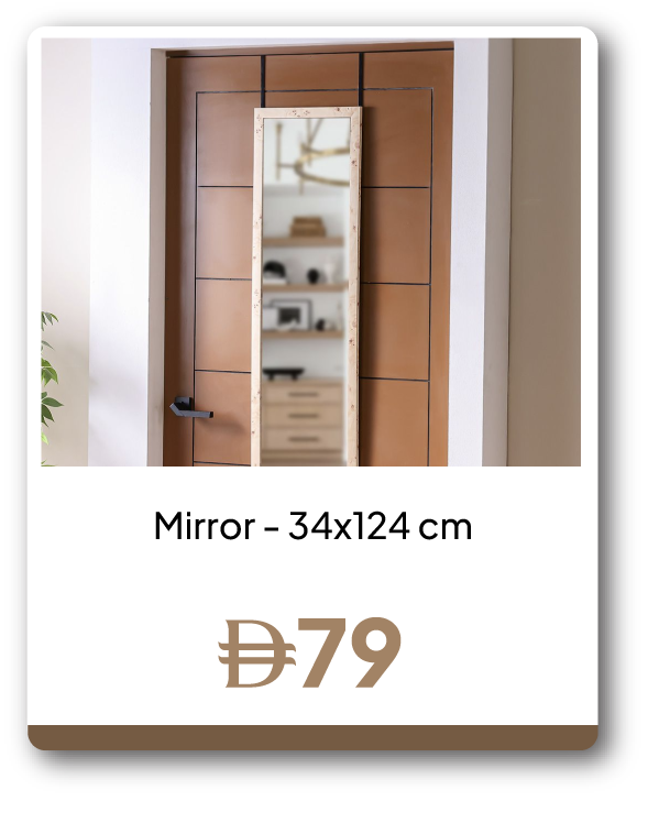 SFFU26J-SD-C&C-Mirror - 34x124 cm