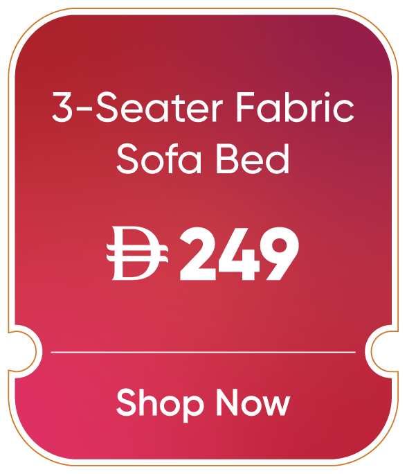 11:11U25-MDE-B-3S Fabric Sofa Bed