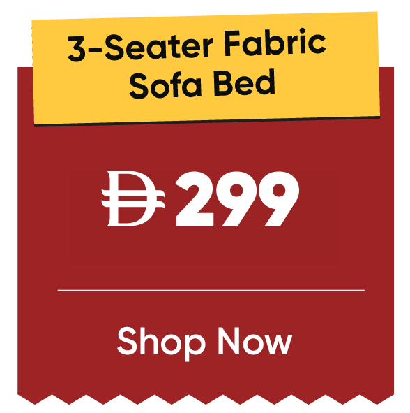 11:11U25-MDE-B-3S Fabric Sofa Bed