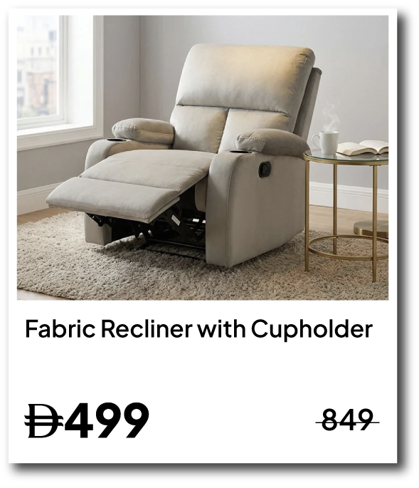 U26-SD-IB-Eliana Fabric Recliner Wi