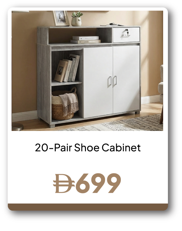 SFFU26J-SDF-20-Pair Shoe Cabinet