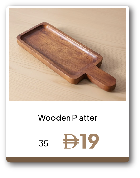 PRU26-SD-C&C-Wooden Platter
