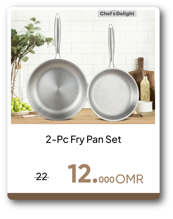 PRO26-C&C-2-Pc Fry Pan Set