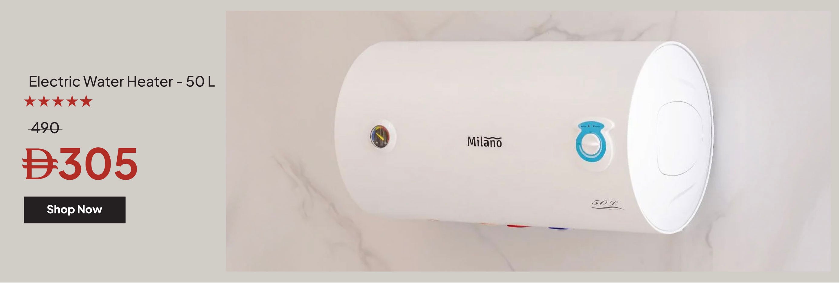 YECSU25-ST-CB-Electric WHtr - 50 L