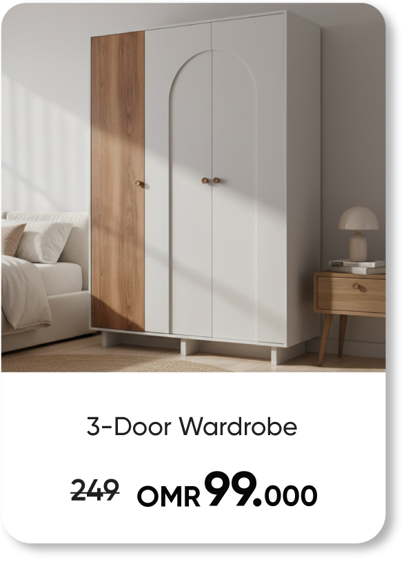HFO25-SD-3-Door Wardrobe
