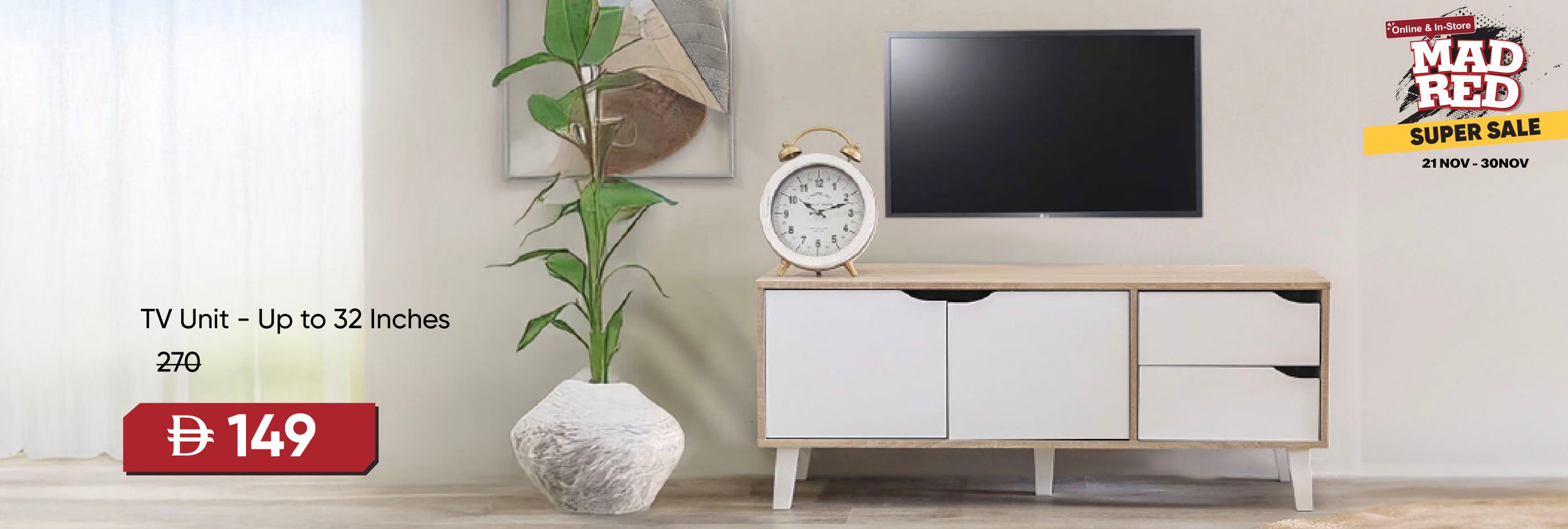 MRSSU25-LR-CB-"TV Unit - Up to 32"