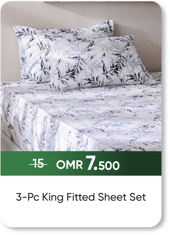 NDSO25-SD-3-Pc King Fitted Sheet Se