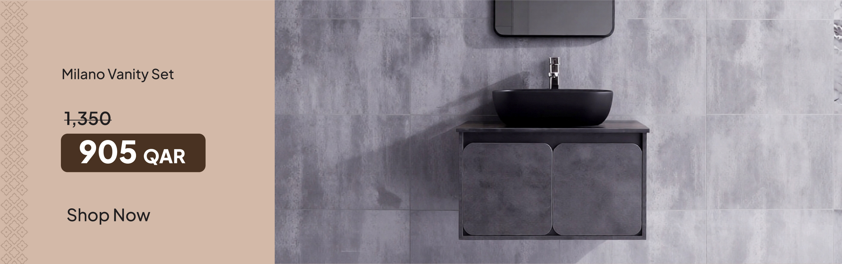 ROQ26-ST-CB-Milano Vanity Set