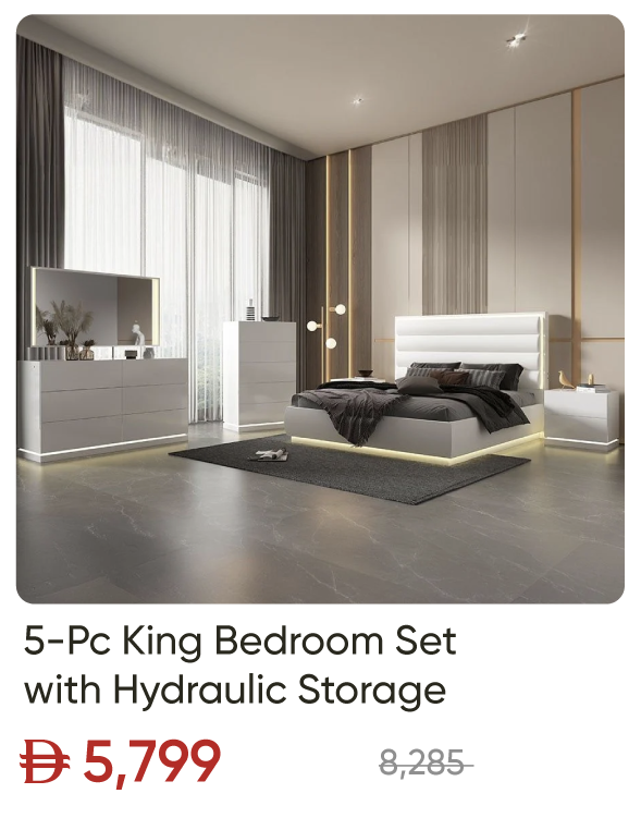 SSU-SD-5-Pc King Bedroom Set W Hyd
