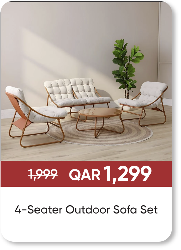 MSQ25-SD-4-Seater Outdoor Sofa Set