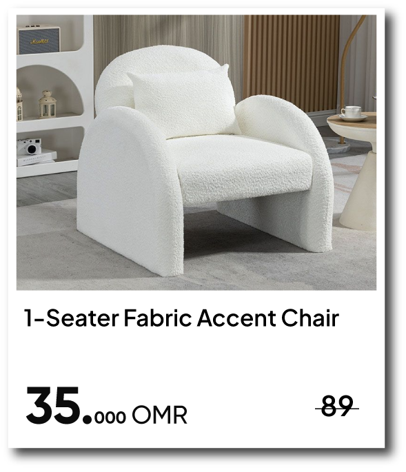 NYHRO26-SD-1-Seater Fabric Accent C