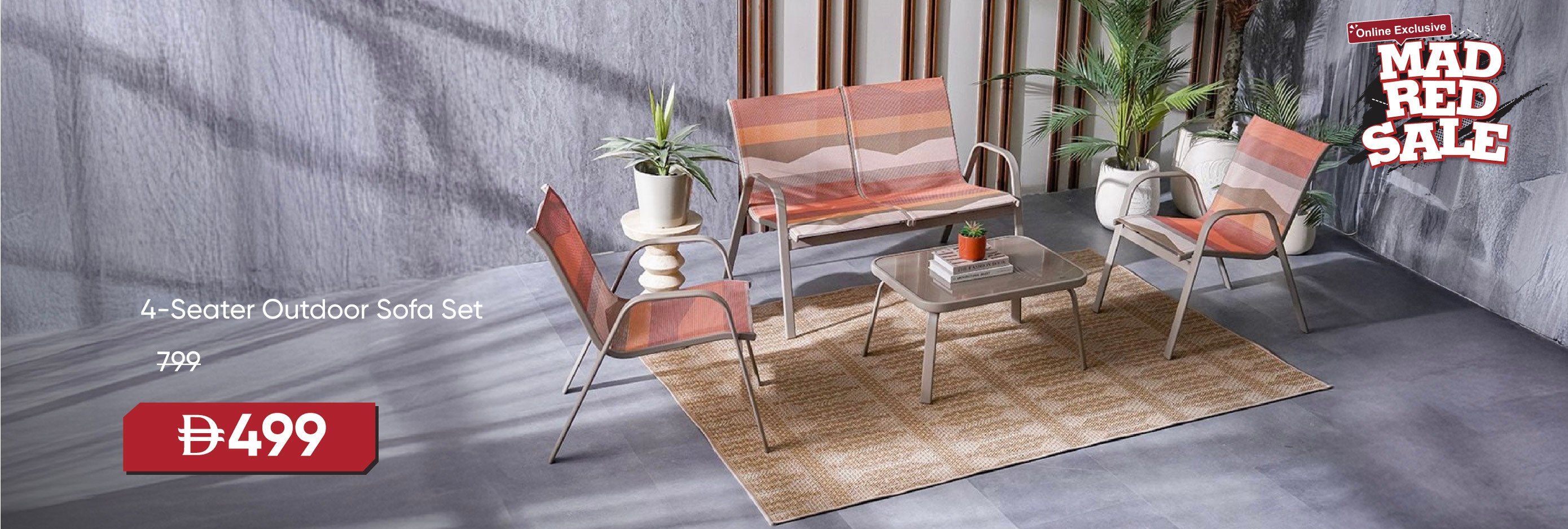 MRSU25-OD-CB-4S Outdoor Sofa Set