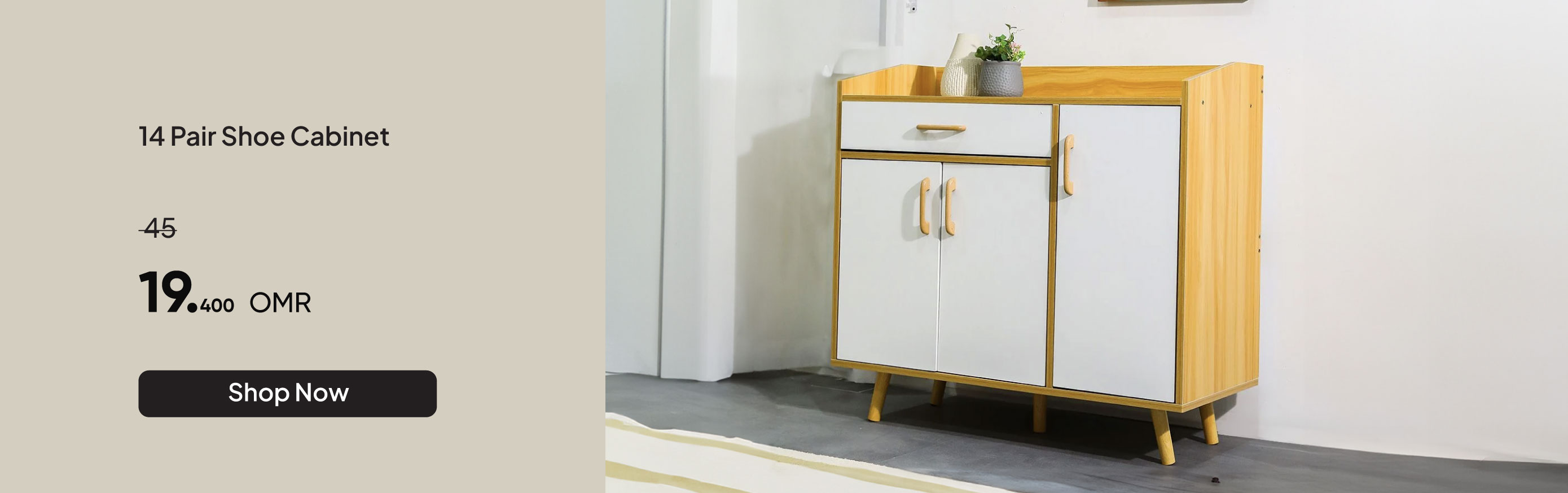 NYHRO26-FA-CB-14 Pair Shoe Cabinet