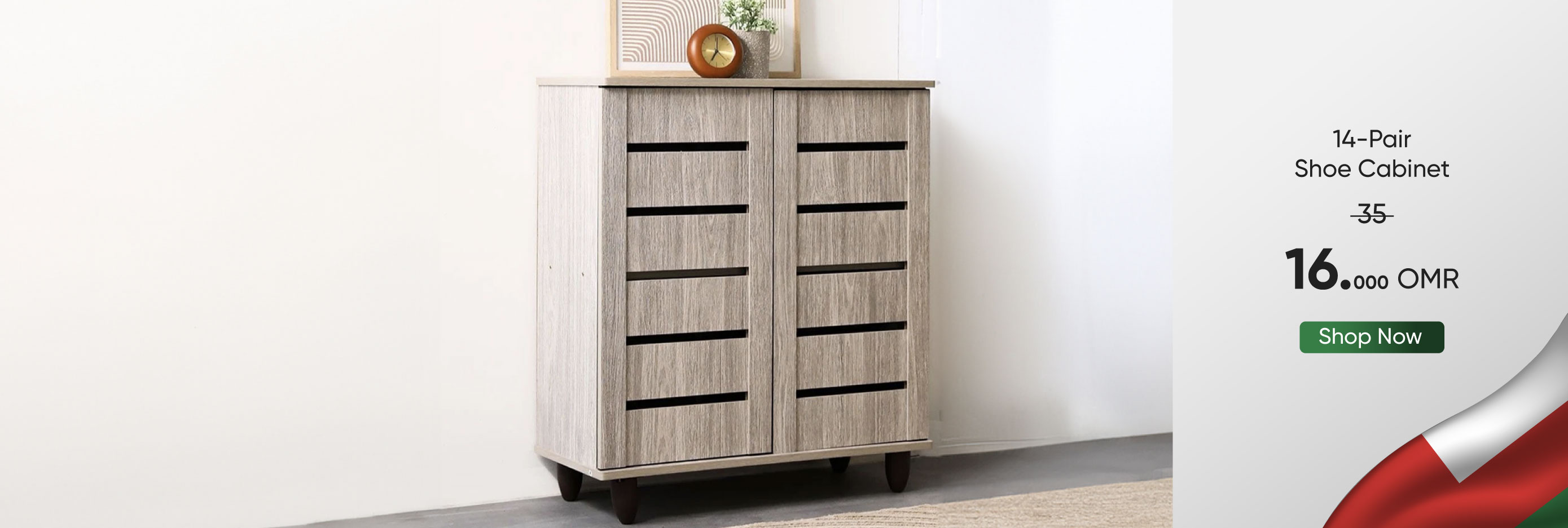 NDSO25-CB-FA-14-Pair Shoe Cabinet