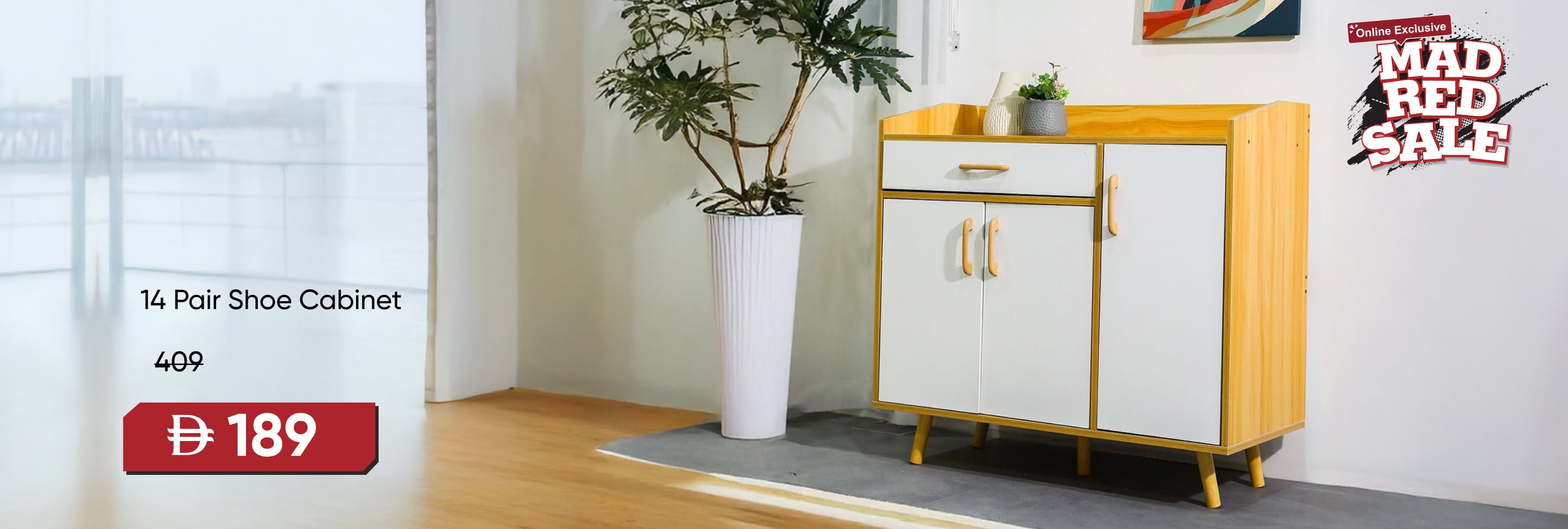 MRSSU25-BR-CB-14 Pair Shoe Cabinet