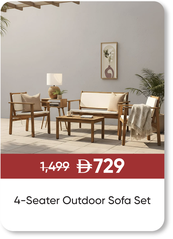 YESU25-SD-4-Seater Outdoor Sofa Set