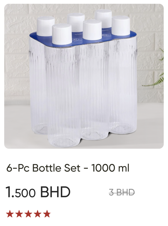 SSWB-SD-6-Pc Bottle Set-1000ml