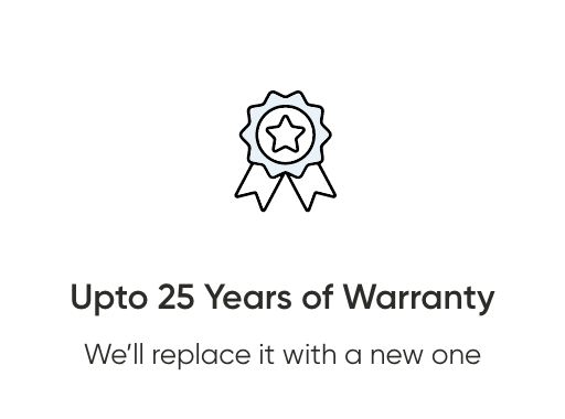 25 years Warranty