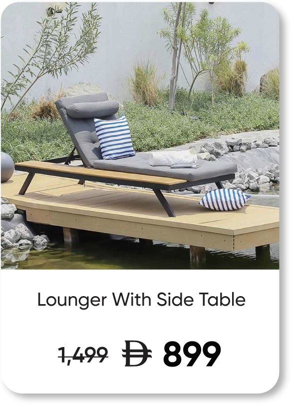 G-LP-SD-Sunny-Lounger W Side Table