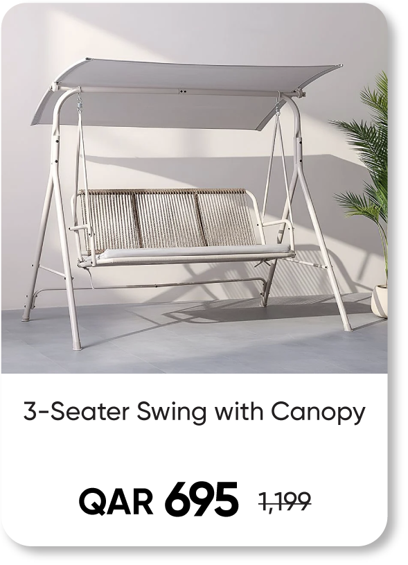 BOQ25-SD-3-Seater Swing with Canopy