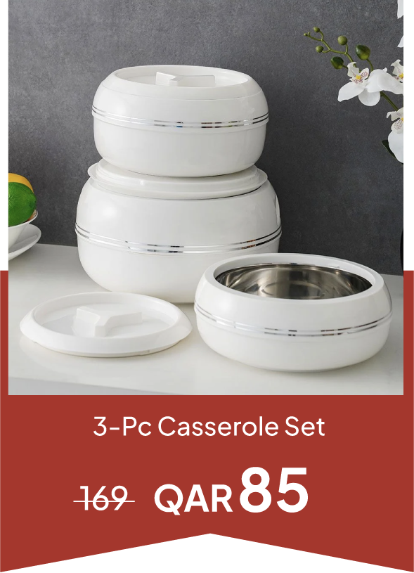 NYOQ25-SD- 3-Pc Casserole Set