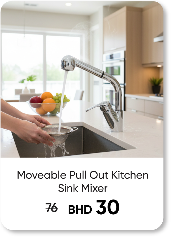 HFB25-SD-Pull Out Kitchen Sink Mixr