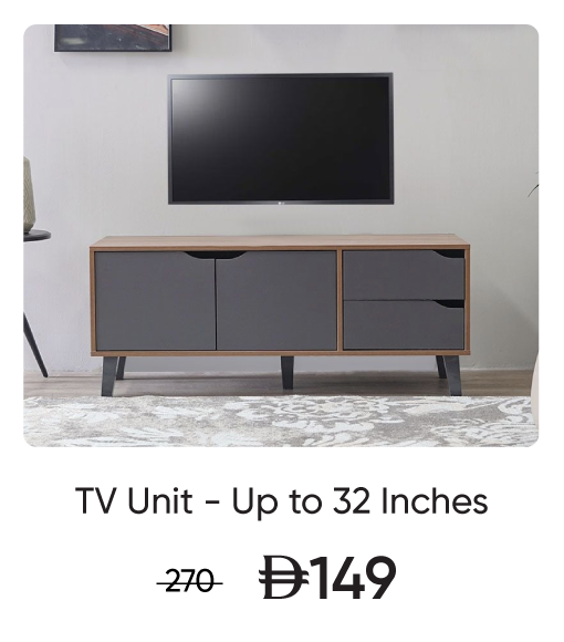 U25-TriB-Left-Fur-TV Unit Upto 30"