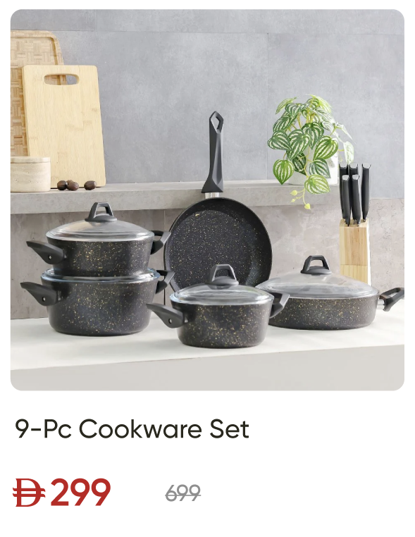 SSU-SD-9-Pc Cookware Set