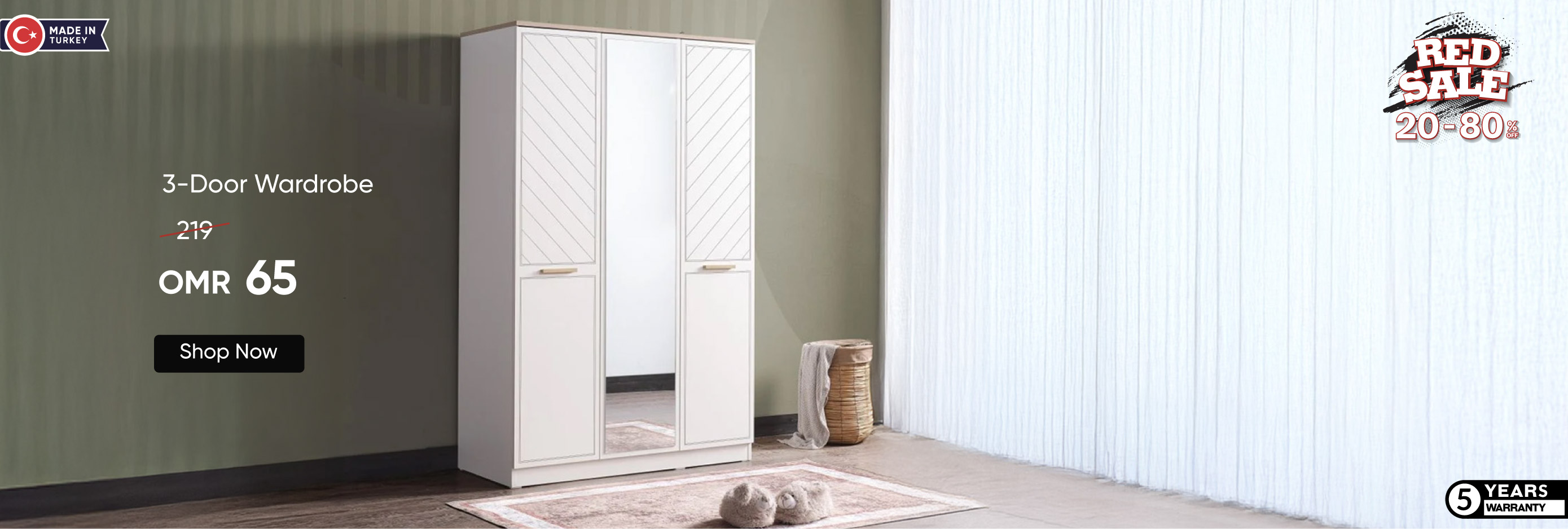 RSO-BRA-CB-3-Door Wardrobe