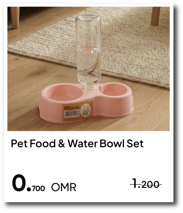 NYHRO26-SD-Pet Food & Water Bowl Se