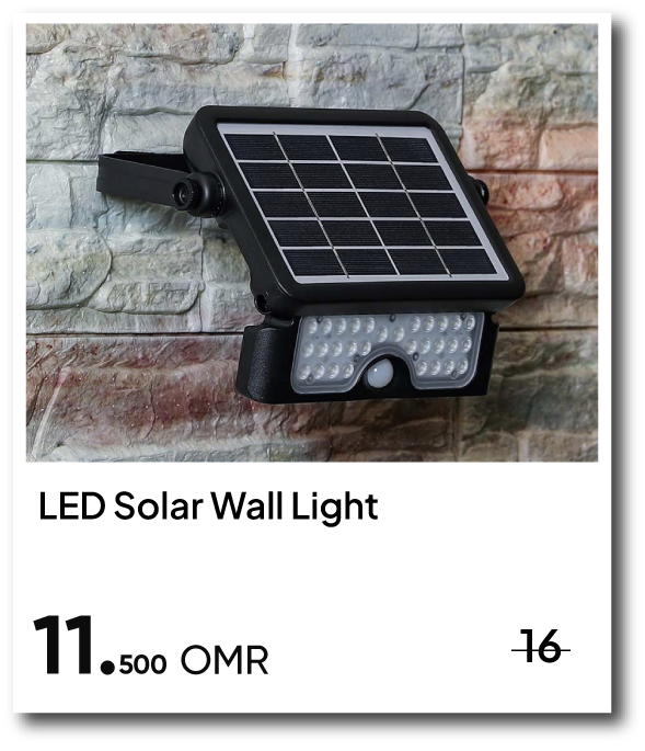 NYHRO26-SD-LED Solar Wall Light